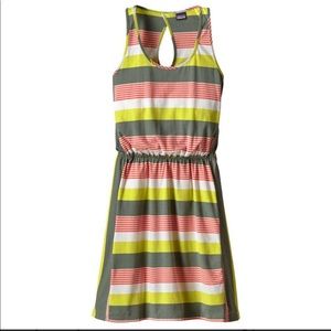 Patagonia West Ashley stripe tank dress hemlock
